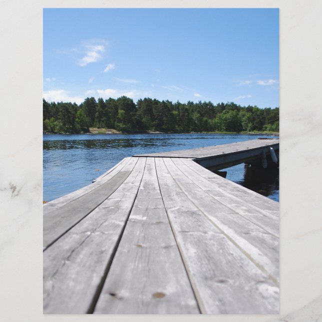 Summer idyll on a lonely Swedish fjord (Front)