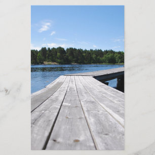 Summer idyll on a lonely Swedish fjord Stationery