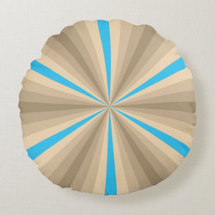 Summer Illusion Round Pillow