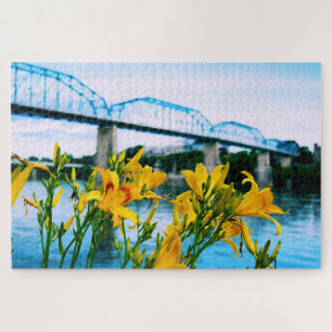 Summer in Chattanooga - Walnut Street Bridge 20x30 Jigsaw Puzzle