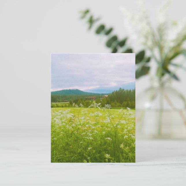 Summer in Hälsingland - Helsingia  RSVP Card (Standing Front)