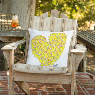 Summer in Love - Sun & Beach Hearts Cushion