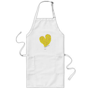 Summer in Love - Sun & Beach Hearts Long Apron