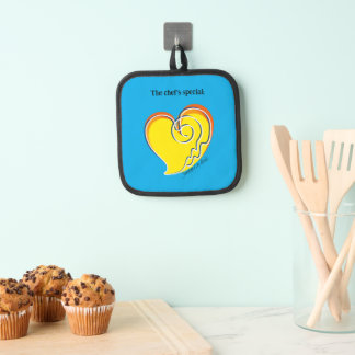 Summer in Love -The chef's special - Personalised Pot Holder