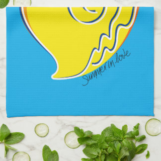 Summer in Love -The chef's special - Personalised Tea Towel