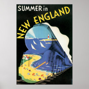 Summer in New England Poster