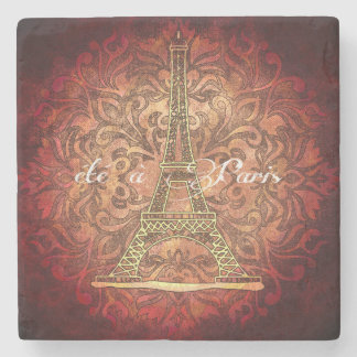 Summer in Paris stone coaster