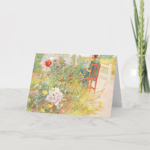 Summer In Sundborn By Carl Larsson Card