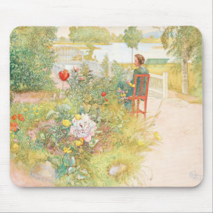 Summer In Sundborn By Carl Larsson Mouse Pad