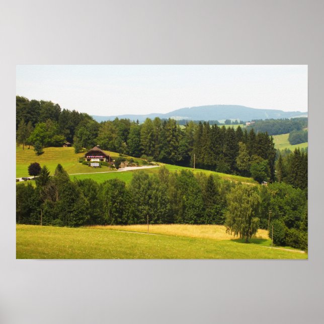 Summer in the Austrian countryside Poster (Front)