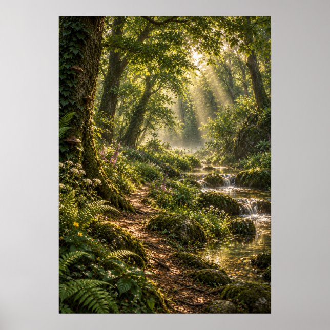 Summer in the Fourfold Forest Poster (Front)