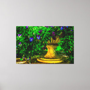 Summer in the garden canvas print