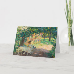 Summer in the Garden Edward Cucuel Card