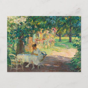 Summer in the Garden Edward Cucuel Postcard