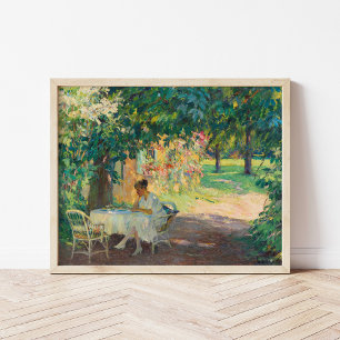 Summer in the Garden   Edward Cucuel Poster