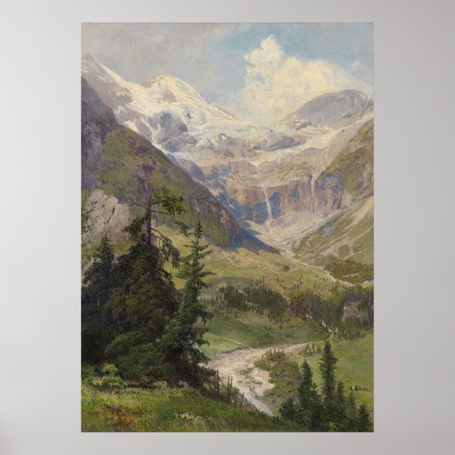 Summer in the Mountains by Petrides Poster (Front)