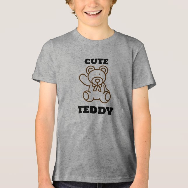 Summer Infants Cute Bear Teddy Tri-Blend Shirt (Front)