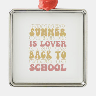 Summer Is Lover Back To School Teacher Metal Tree Decoration