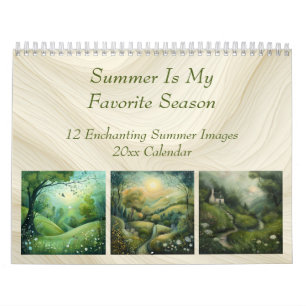 Summer Is My Favourite Season Calendar