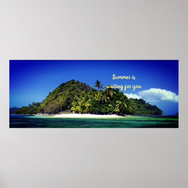 Summer is  waiting for you poster (Front)
