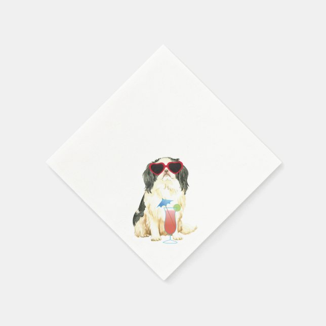 Summer Japanese Chin Napkins (Corner)