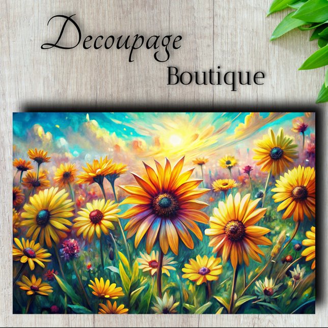 Summer Joy Dance Decoupage Tissue Paper (Summer Joy Dance Decoupage Tissue Paper)