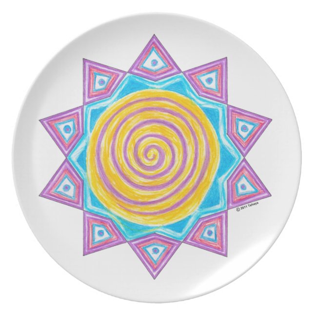 Summer Joy Star Plate (Front)