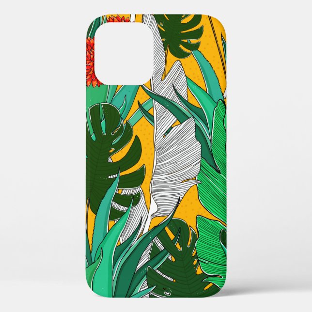 Summer jungle pattern with bright colours. Jungle  Case-Mate iPhone Case (Back)