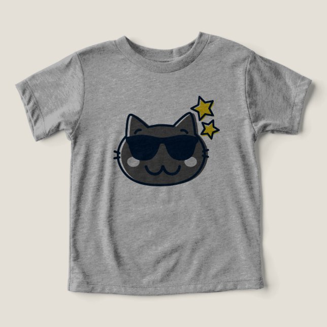Summer Kawaii Cute Cat  (Design Front)