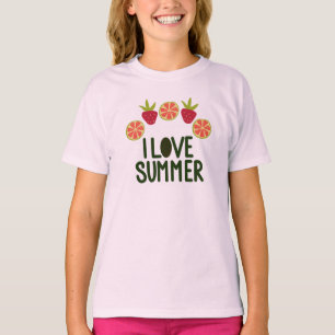 Summer Kids Cute Fruit T-Shirt