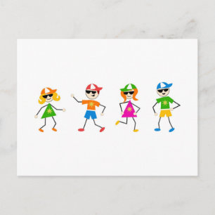Summer Kids Postcard