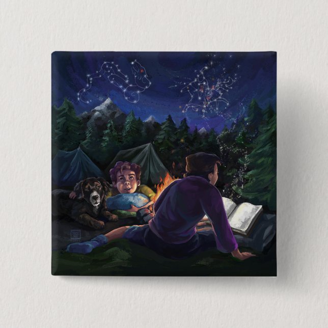 Summer Knights 15 Cm Square Badge (Front)