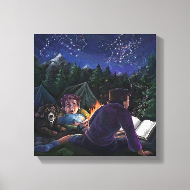Summer Knights Canvas Print (Front)