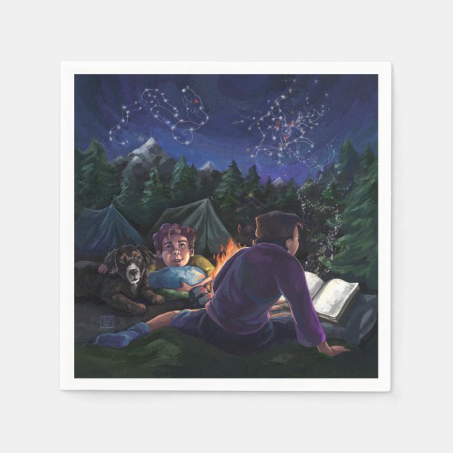 Summer Knights Napkin (Front)