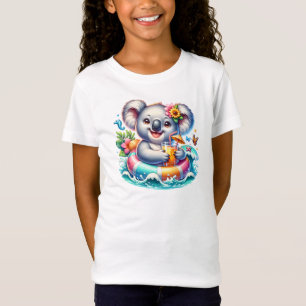 Summer Koala Sublimation Clipart T-Shirt