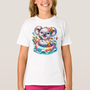 Summer Koala Sublimation Clipart T-Shirt