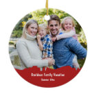 Summer Lake Paddles Text + Photo Red Christmas