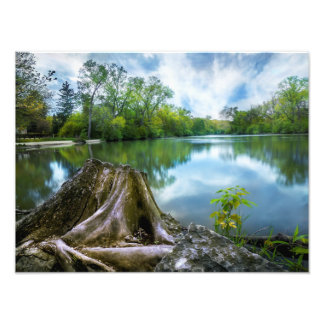 Summer Lake Poster 16x12|Landscape|Customise Size