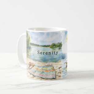 Summer Lake Serenity Coffee Mug