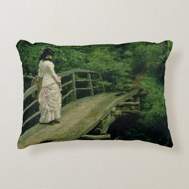 Summer Landscape, 1879 Decorative Cushion (Front)