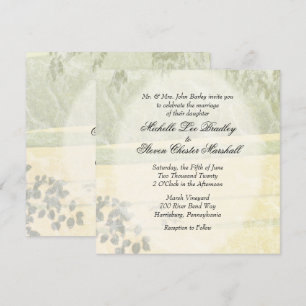 Summer Landscape Wedding Wedding Invitations