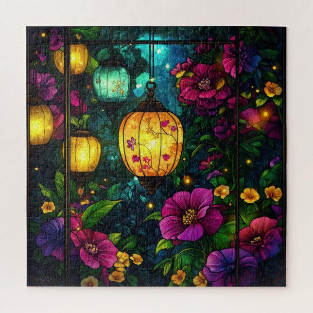 Summer Lanterns Puzzle (Vertical)