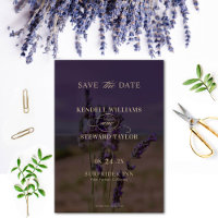 Summer Lavender Floral Elegant Boho Wedding