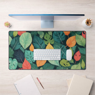 Summer Leaf Desk Mat