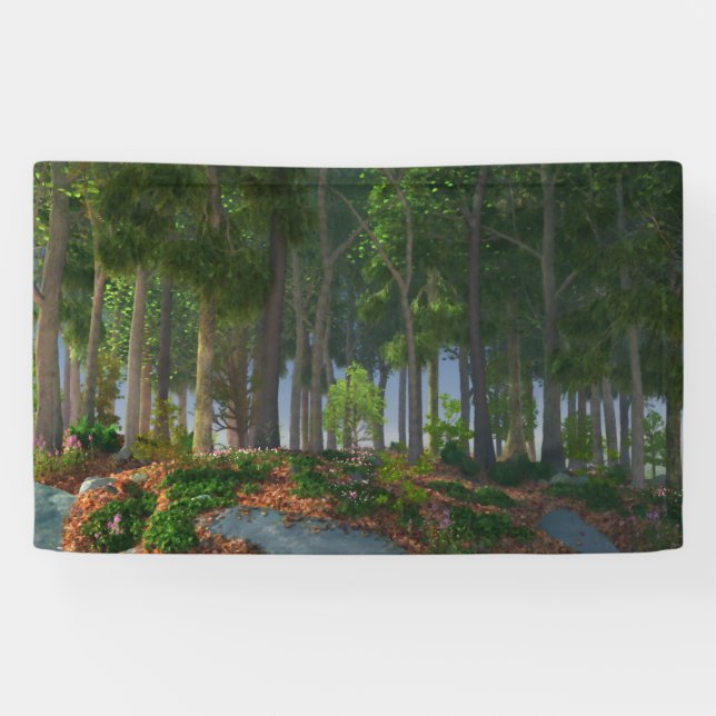 Summer Leaves Banner (Horizontal)