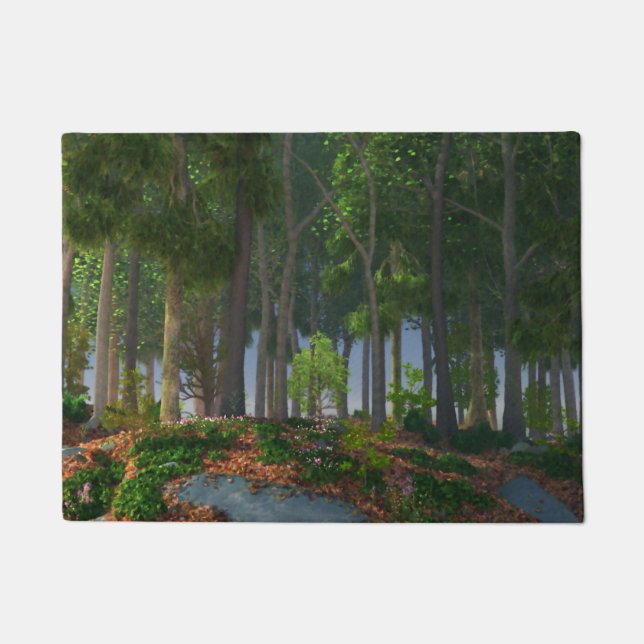 Summer Leaves Doormat (Front)