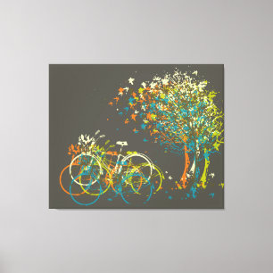 Summer Leaves Trees Canvas Print