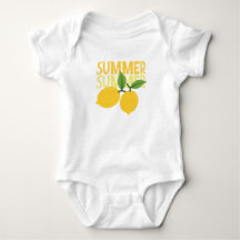 Summer, Lemon, Baby Outfit,