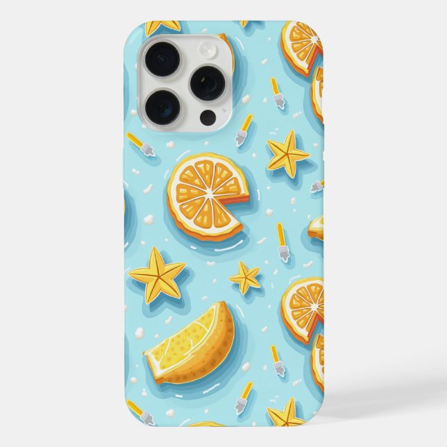 SUMMER LEMON iPHONE 15 PRO MAX CASE (Back)