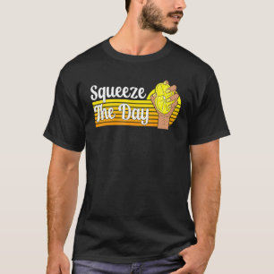 Summer Lemonade Stand Squeeze Day Fruit Juice Pu T-Shirt